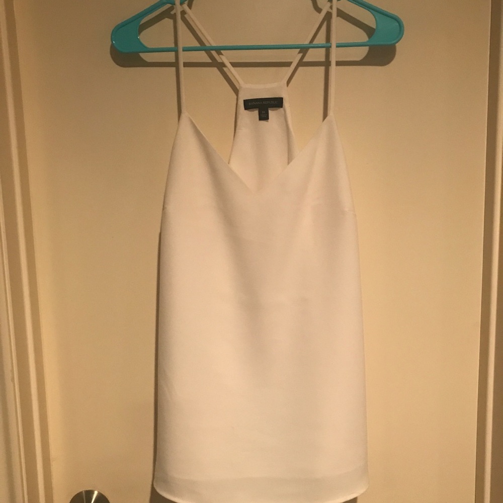 Banana repubic off white cami